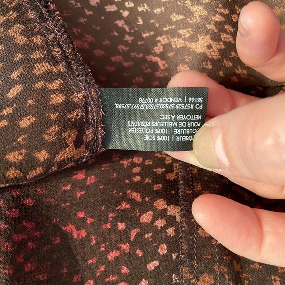 Club Monaco sheer snake-print silk dress in size 0 - Picture 10 of 11